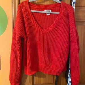 Oversized Red Sweater